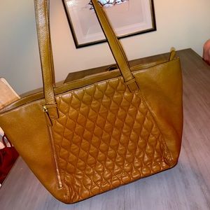 Vera Bradley Quilted Leather Handbag